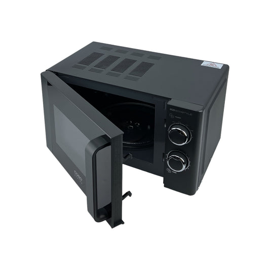Caso M20 Ecostyle Mikrowelle 700 Watt 20 Liter Garraum Drehteller Schwarz | Retourware