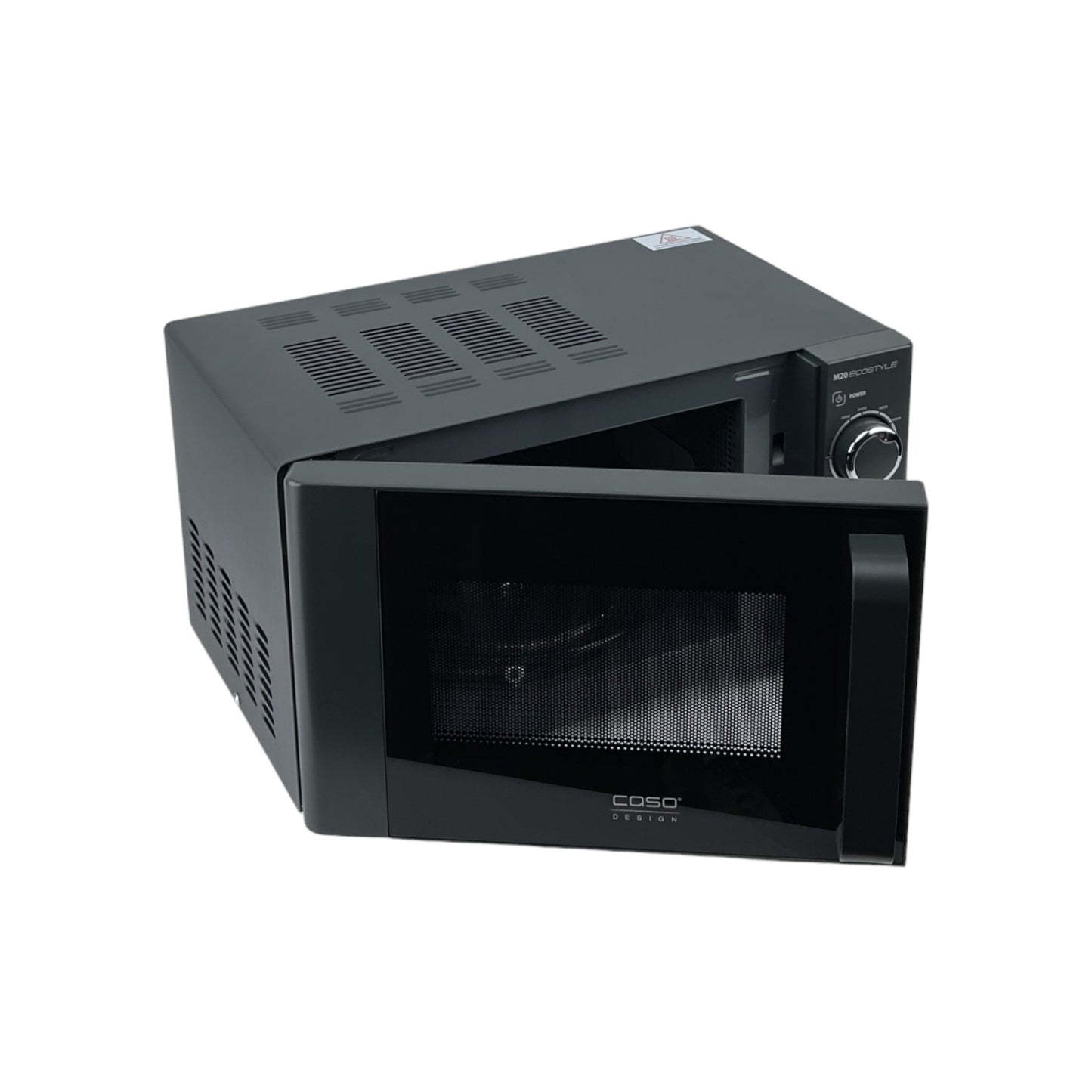 Caso M20 Ecostyle Mikrowelle 700 Watt 20 Liter Garraum Drehteller Schwarz | Retourware