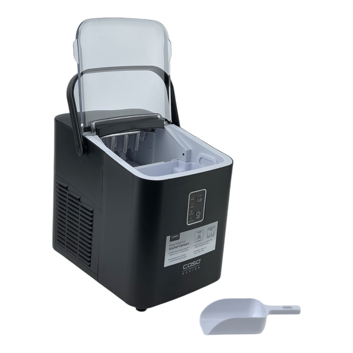 Caso IceChef Compact Eiswürfelmaschine Eiswürfel Bereiter 500g 1h 1L Wassertank | Retourware