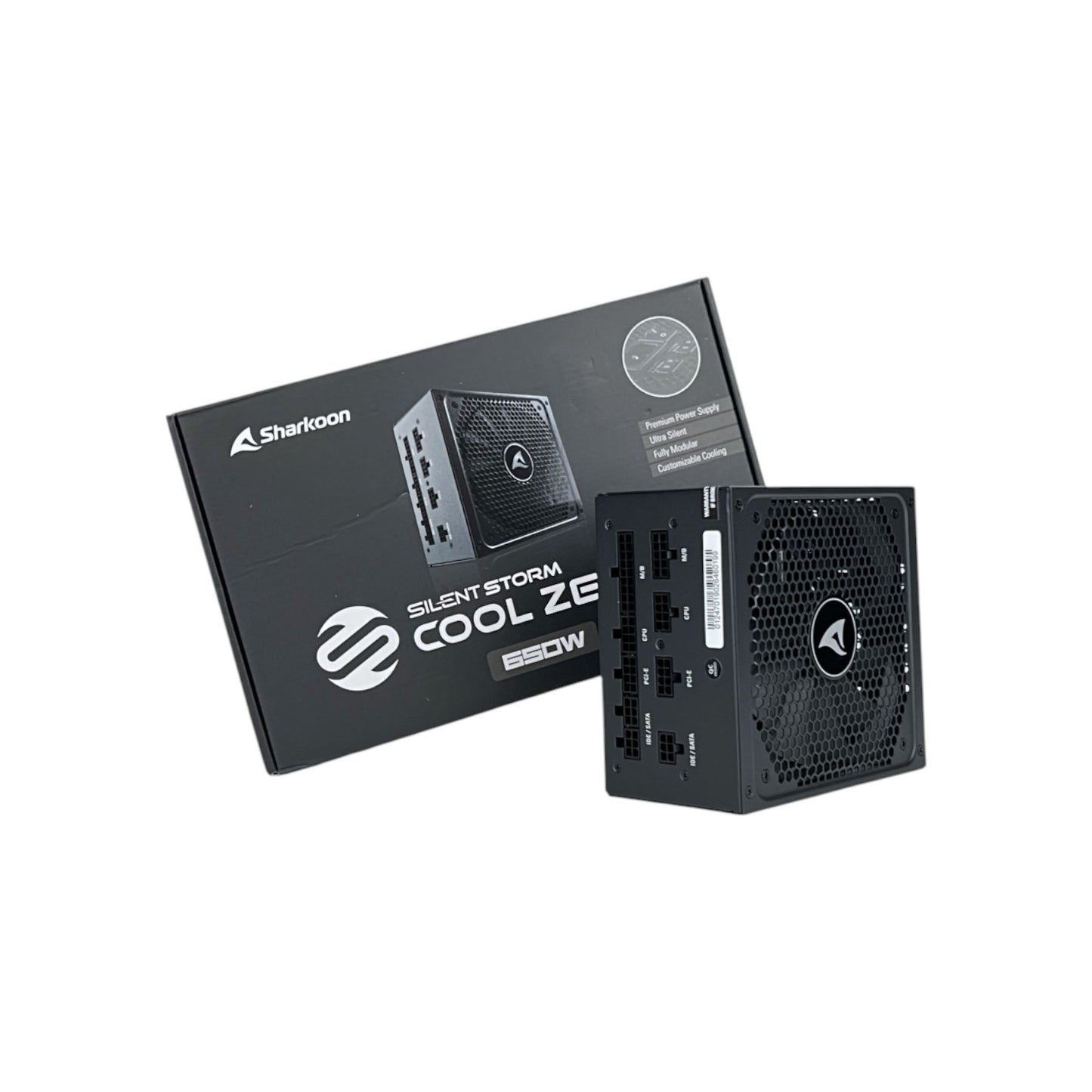 Sharkoon SilentStorm Cool Zero Gaming Netzteil Vollmodular 650W 80 Plus Gold | Neu