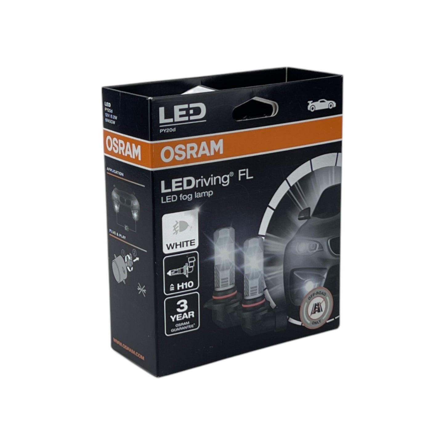 Osram LEDriving Auto Lampe Nebelscheinwerfer H10 Cool White Plug Play 6000K LED | Retourware