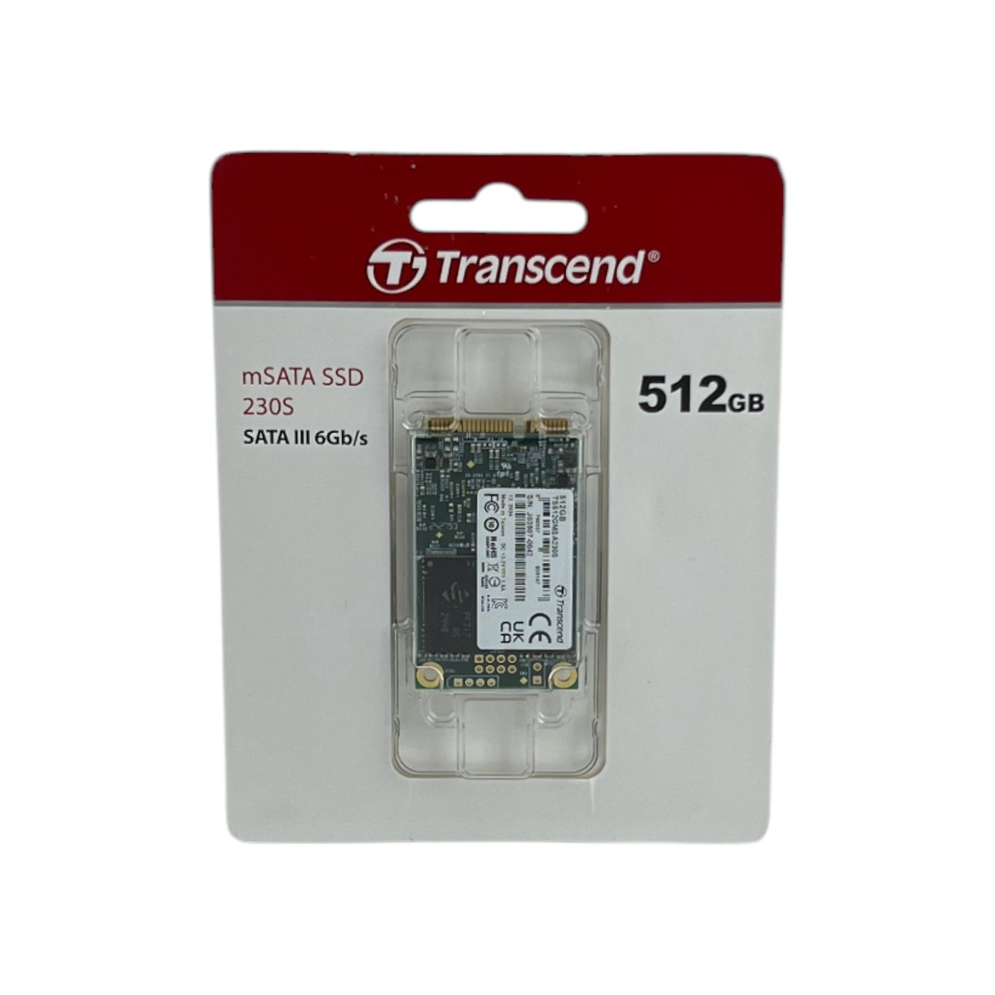 Transcend MSA230S 512 GB SATA III 6 Gb/s mSATA Internal Solid State Drive SSD | Neu
