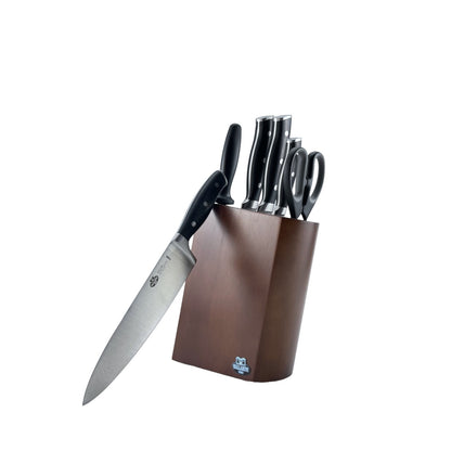 Ballarini 18790-007-0 Savuto Nero Messerblock 7-teilig Holz Edelstahl braun | Neu