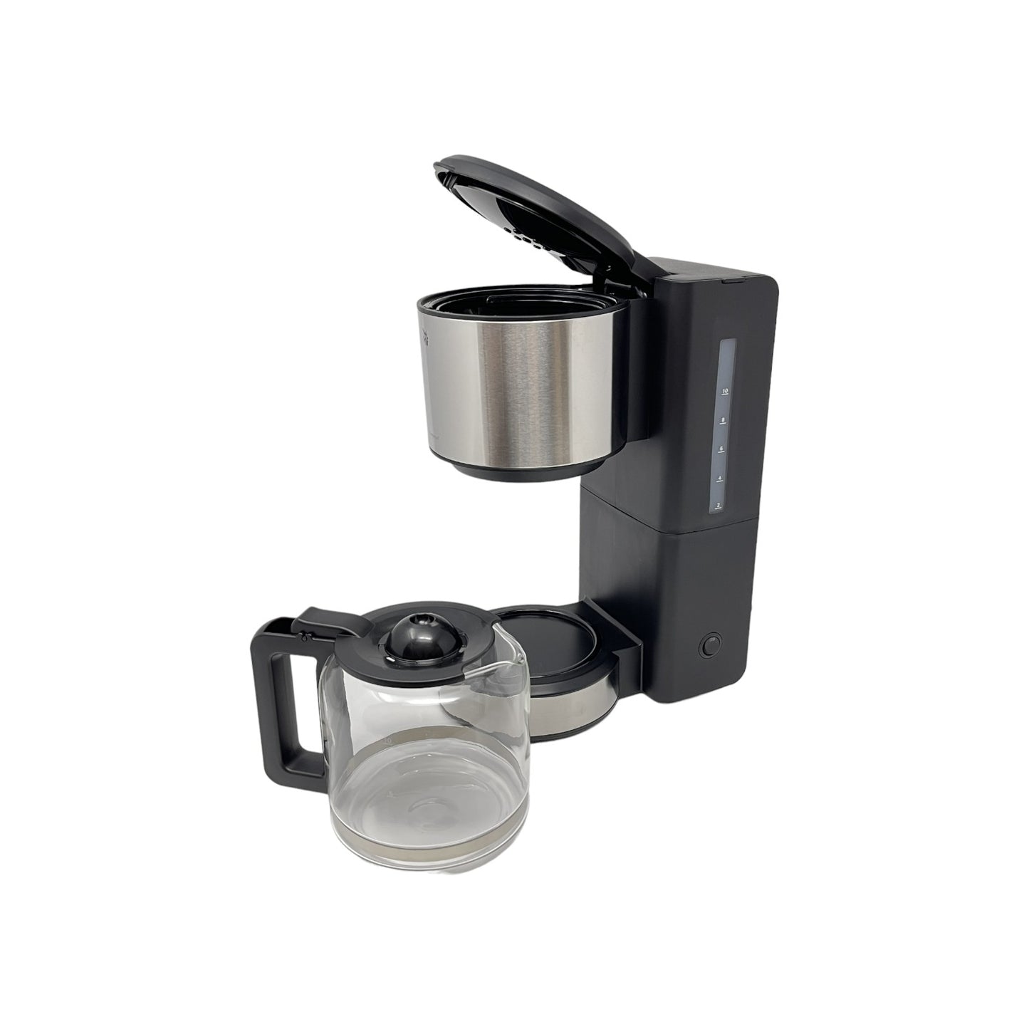 WMF STELIO Aroma Filterkaffeemaschine mit Glaskanne Edelstahl Silber | Retourware