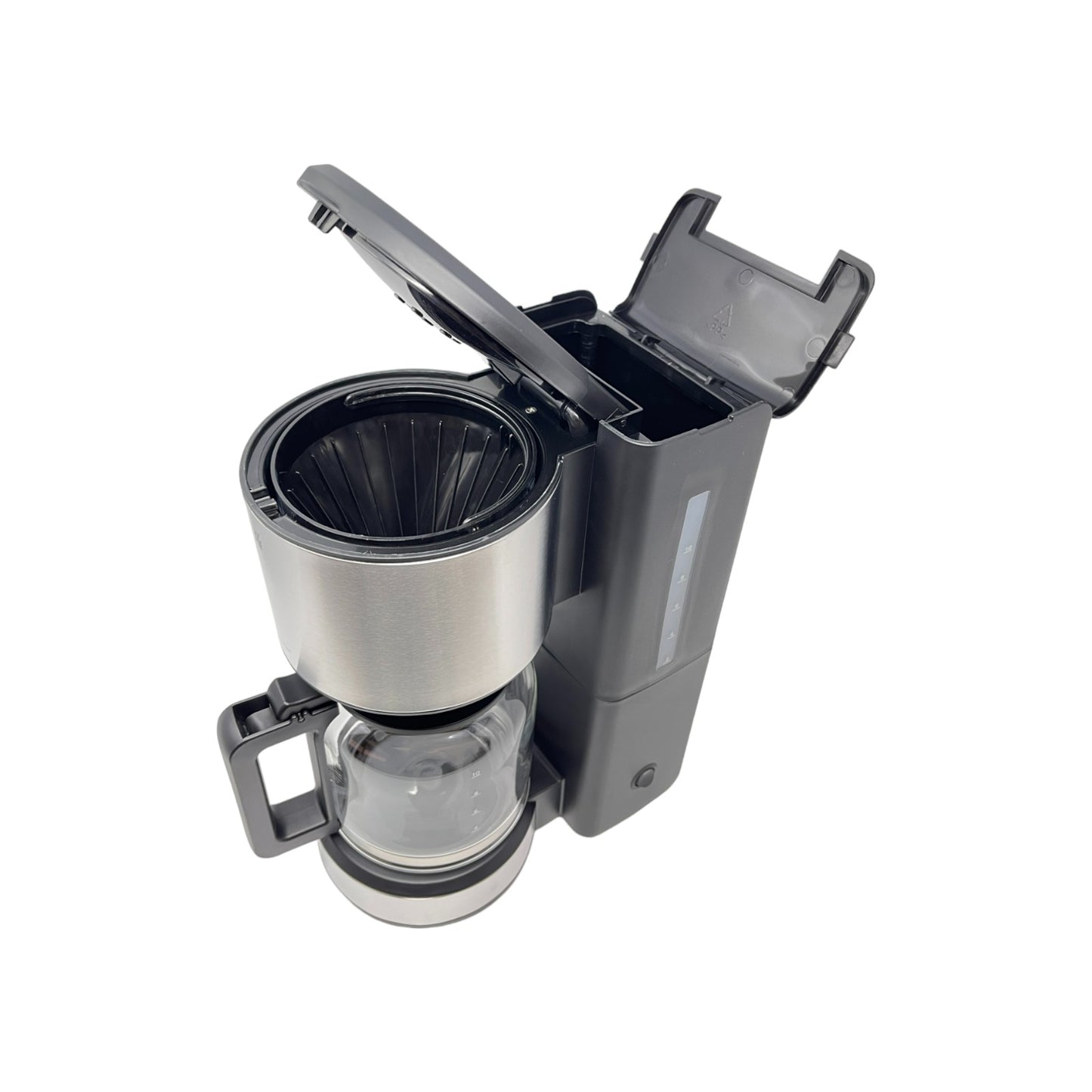 WMF STELIO Aroma Filterkaffeemaschine mit Glaskanne Edelstahl Silber | Retourware