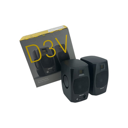 ADAM Audio D3V Aktive Desktop Lautsprecher 100W RMS USB-C-Anschluss Schwarz | Retourware