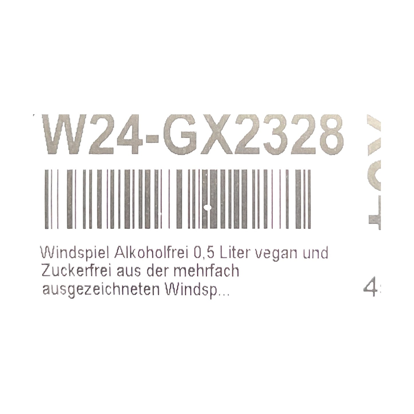 Windspiel Alkoholfreier Gin 1 x 0,5l | Neu