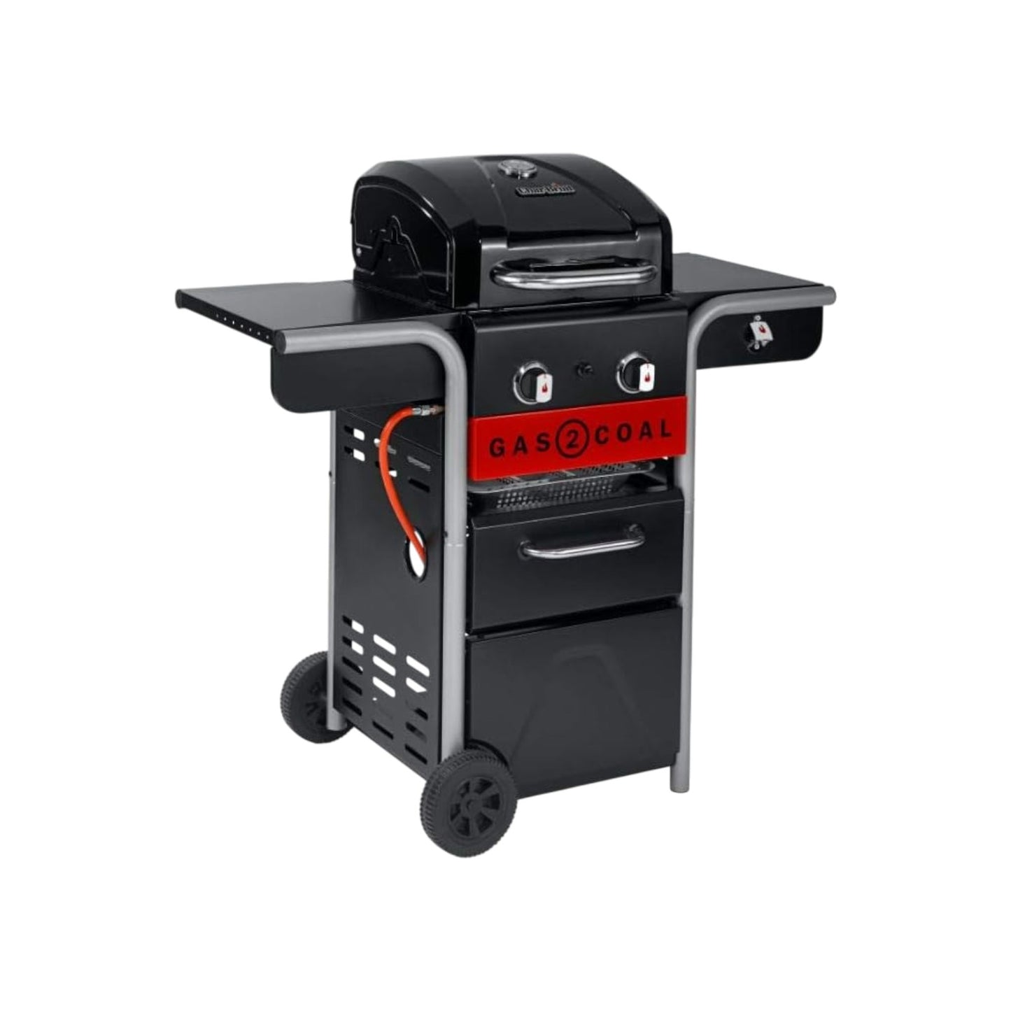 Char-Broil Gas2Coal 210 Gas Grill 3 Brenner 6 - 8 Personen 6.4kW Schwarz | Neu