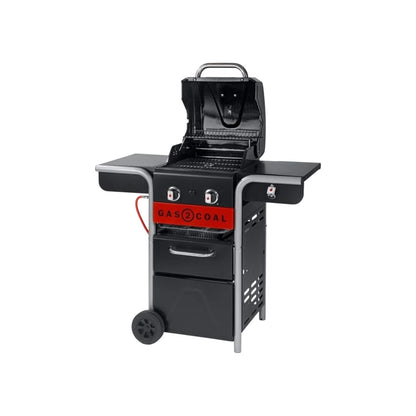 Char-Broil Gas2Coal 210 Gas Grill 3 Brenner 6 - 8 Personen 6.4kW Schwarz | Neu