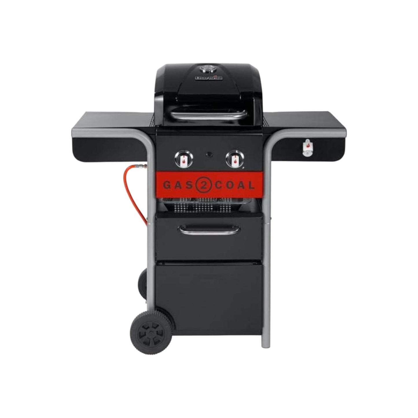 Char-Broil Gas2Coal 210 Gas Grill 3 Brenner 6 - 8 Personen 6.4kW Schwarz | Neu