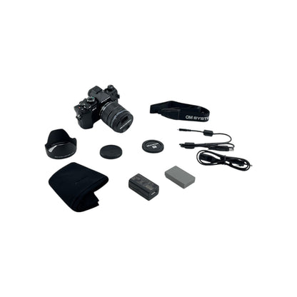OM SYSTEM OM-5 Micro 4/3 Systemkamera M.Zuiko Digital ED 12–45 mm PRO 20MP | Retourware