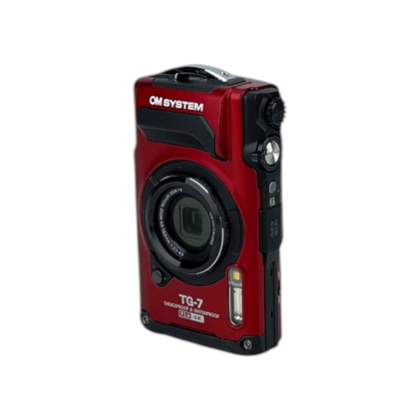 OM SYSTEM TG-7 Digitalkamera wasserdicht stoßfest 4K-Video 4fach-Weitwinkelzoom | Retourware