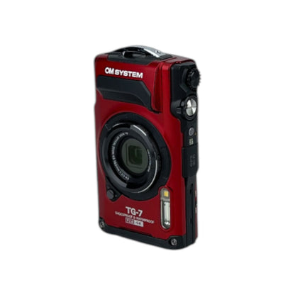 OM SYSTEM TG-7 Digitalkamera wasserdicht stoßfest 4K-Video 4fach-Weitwinkelzoom | Retourware