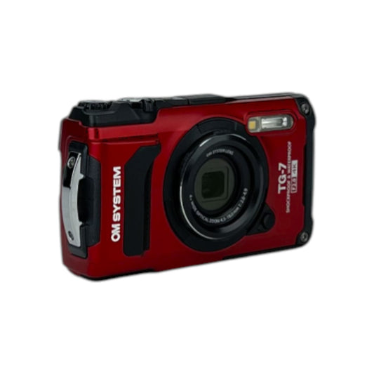 OM SYSTEM TG-7 Digitalkamera wasserdicht stoßfest 4K-Video 4fach-Weitwinkelzoom | Retourware