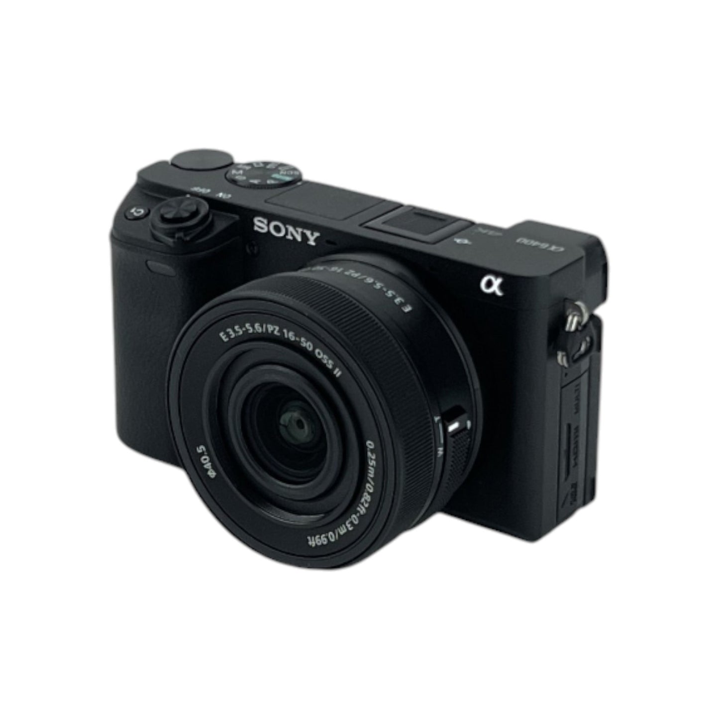 Sony Alpha 6400 Vlogging Systemkamera APS-C 16–50mm Objektiv Autofokus 4K-Video | Retourware