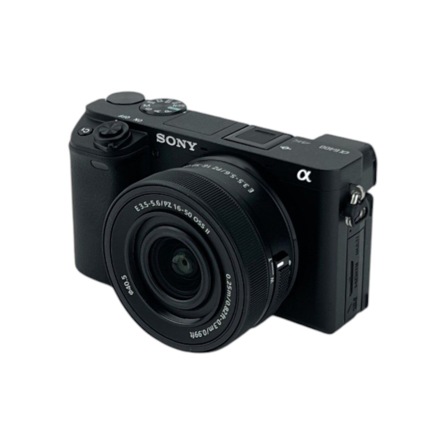 Sony Alpha 6400 Vlogging Systemkamera APS-C 16–50mm Objektiv Autofokus 4K-Video | Retourware