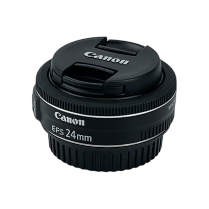 Canon EF-S Standart Objektiv f/2,8 24mm STM Pancake Objektiv Schwarz | Retourware