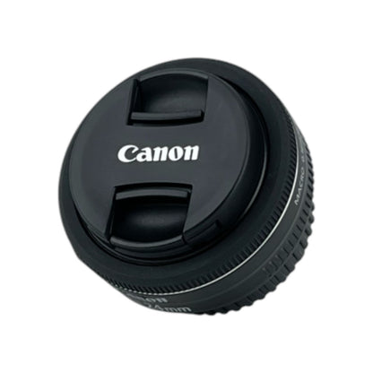 Canon EF-S Standart Objektiv f/2,8 24mm STM Pancake Objektiv Schwarz | Retourware