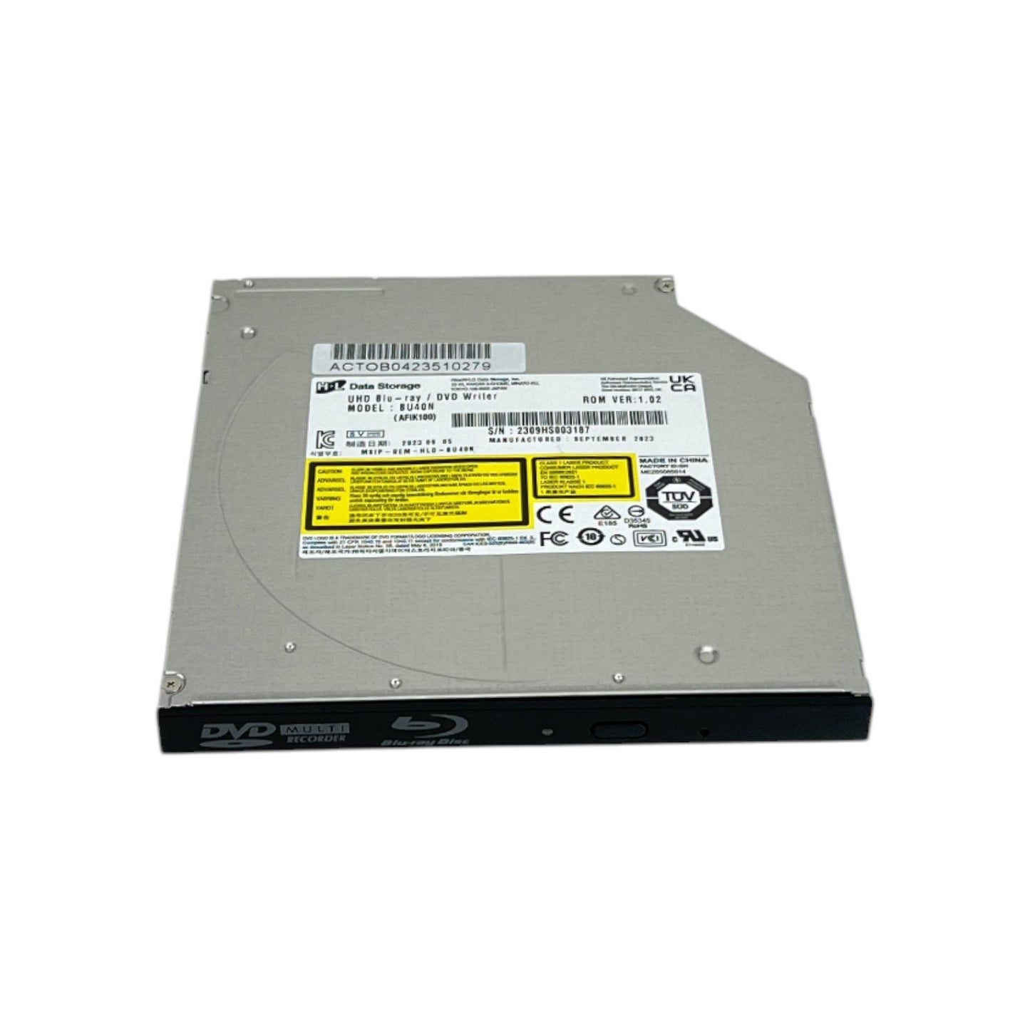 Silverstone TOB04 UltraSlim UHD Blu-ray SATA Laufwerk 9.5mm Multi Recorder | Neu