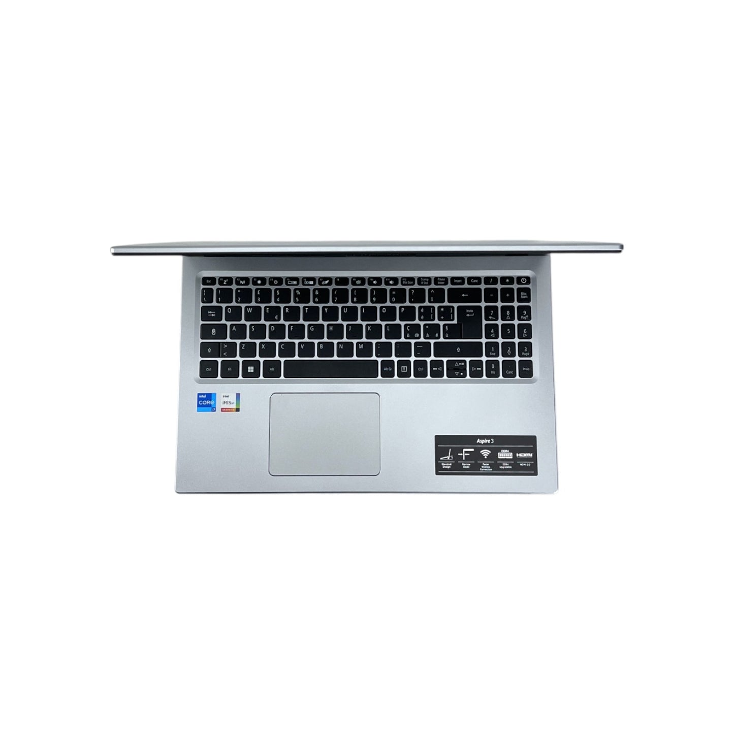 Acer Aspire 3 Notebook 15.6 Zoll (39.62 cm) i7-1165G7 8GB 512GB WiFi QWERTY it | Neu