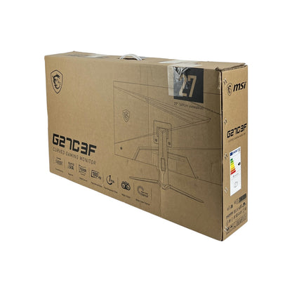 MSI G27C3F Curved Gaming Monitor 27 Zoll (68.6 cm) 1920x1080 180Hz 1ms DP HDMI | Retourware