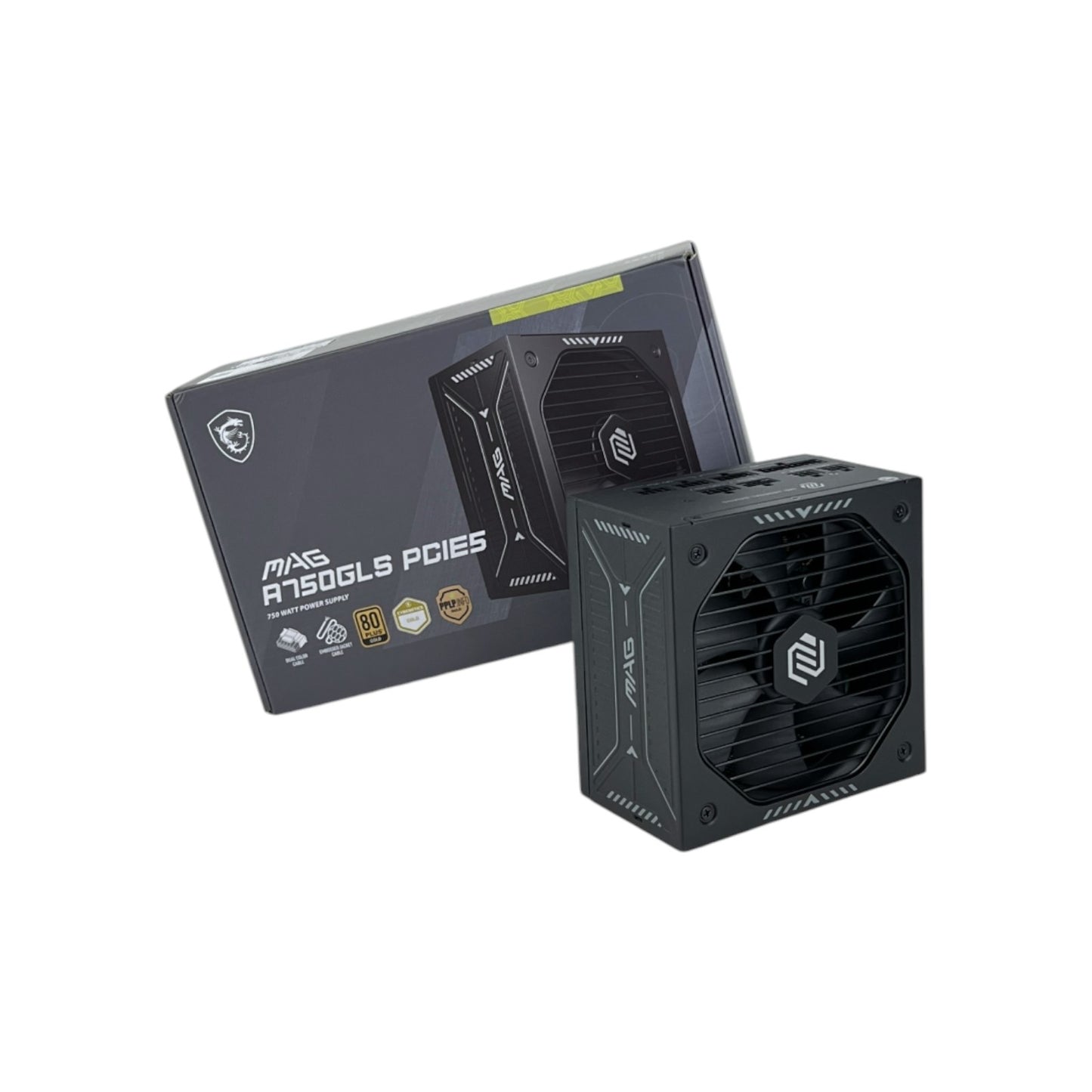 MSI MAG A750GLS PCIE5 Gaming Netzteil ATX 750W 80 Plus Gold PCIe 5.1 Vollmodular | Neu