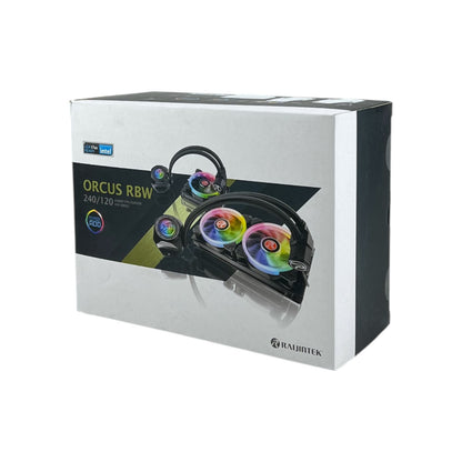 Raijintek Orcus RGB Rainbow 120 CPU Flüssig Kühler AiO Wasserkühlung PC CPU | Neu