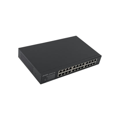 Zyxel 24-Port Gigabit Switch Smart Managed Desktop Rackmontage lüfterlos Design | Neu