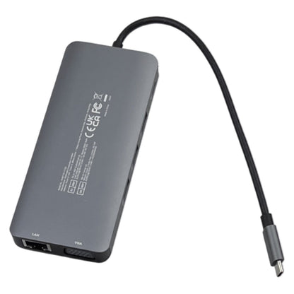 Novoo RM11 Dockingstation 11 in 1 USB-C Hub Multiport Adapter | Neu