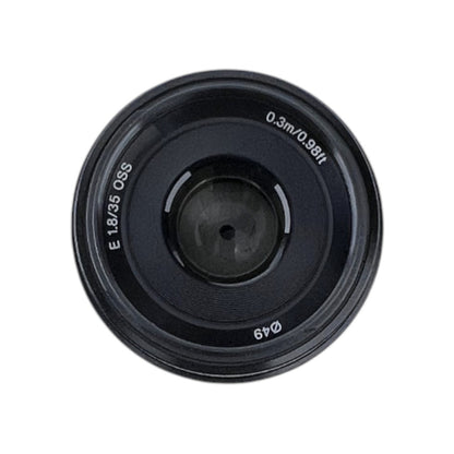 Sony SEL-35F18 Standard Objektiv 35mm f/1.8, APS-C E-Mount Schwarz | Retourware