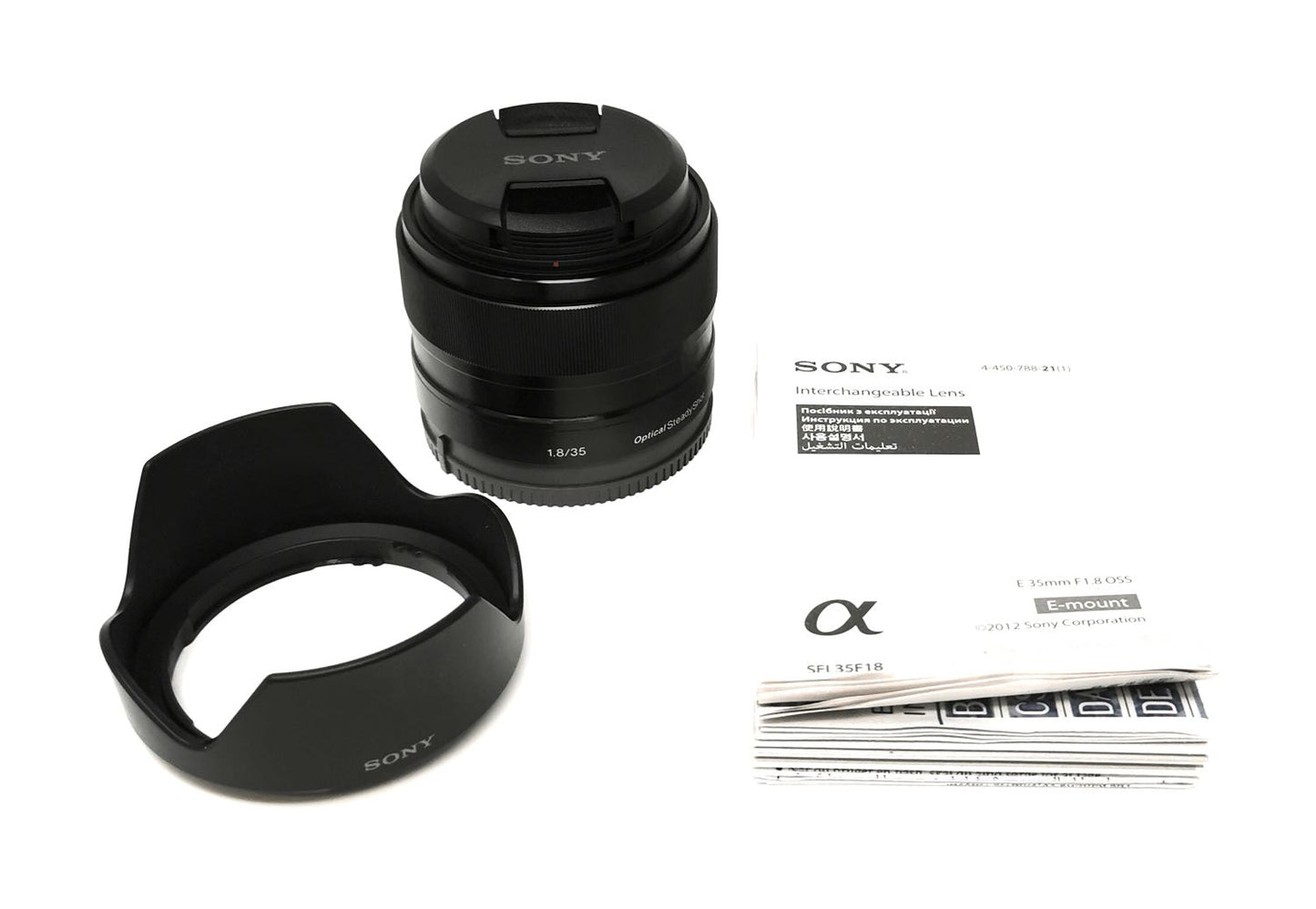 Sony SEL-35F18 Standard Objektiv Festbrennweite 35mm F1.8, APS-C E-Mount schwarz | Retourware