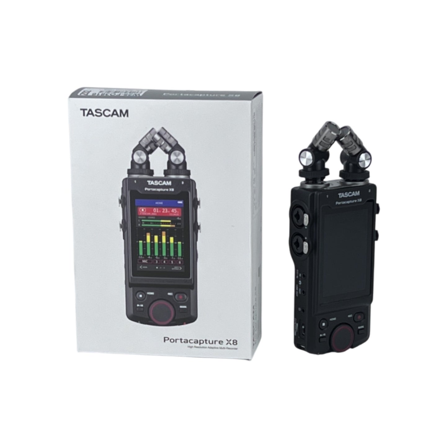 Tascam Portacapture X8 Mobilrecorder High-Resolution 32bit 192kHz Rekorder Black | Retourware