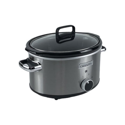 Crock-Pot CSC028X-01 Schongarer Slow Cooker 3.5L 3-4 Personen 2 Stufen Edelstahl | Neu