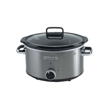 Crock-Pot CSC028X-01 Schongarer Slow Cooker 3.5L 3-4 Personen 2 Stufen Edelstahl | Neu