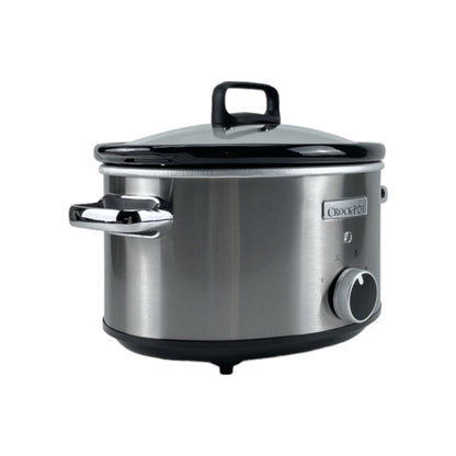 Crock-Pot CSC028X-01 Schongarer Slow Cooker 3.5L 3-4 Personen 2 Stufen Edelstahl | Neu