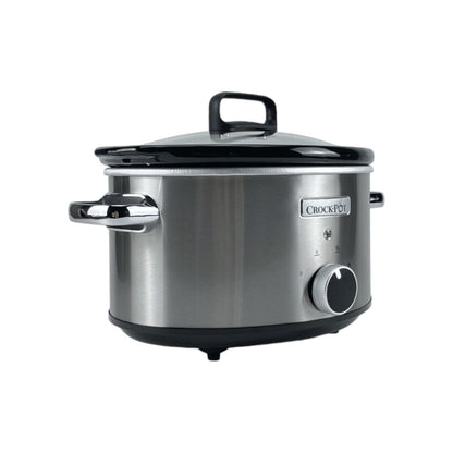 Crock-Pot CSC028X-01 Schongarer Slow Cooker 3.5L 3-4 Personen 2 Stufen Edelstahl | Neu