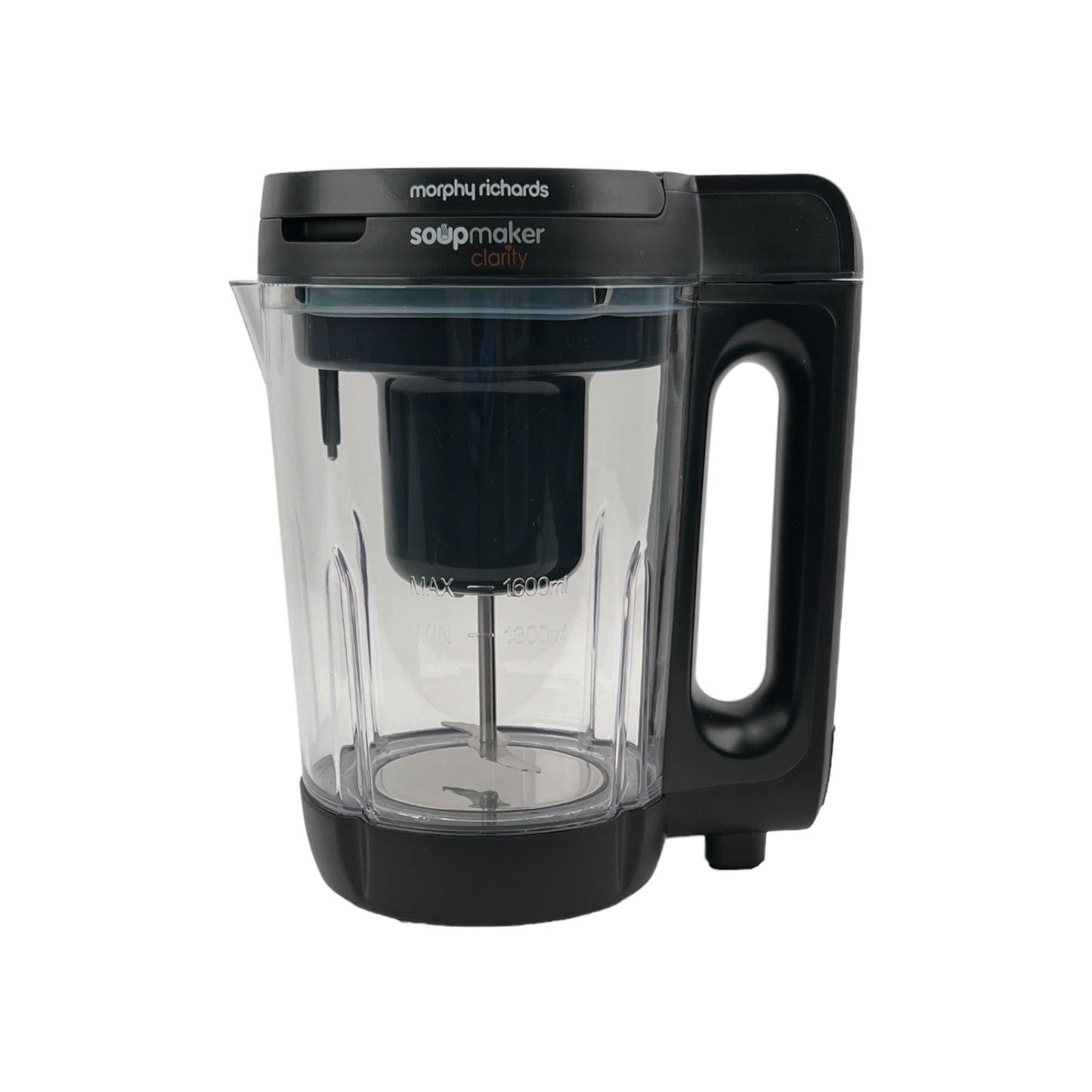 Morphy Richards Clarity Suppenzubereiter 1000W 1.6L Mixer Küchenhelfer Schwarz | Neu