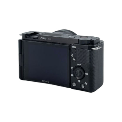 Sony Alpha ZV-E10 Spiegellose Vlog Kamera 4K-Video APS-C 2021 Schwarz | Retourware