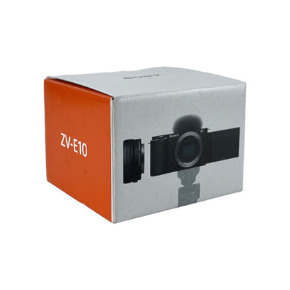 Sony Alpha ZV-E10 Spiegellose Vlog Kamera 4K-Video APS-C 2021 Schwarz | Retourware