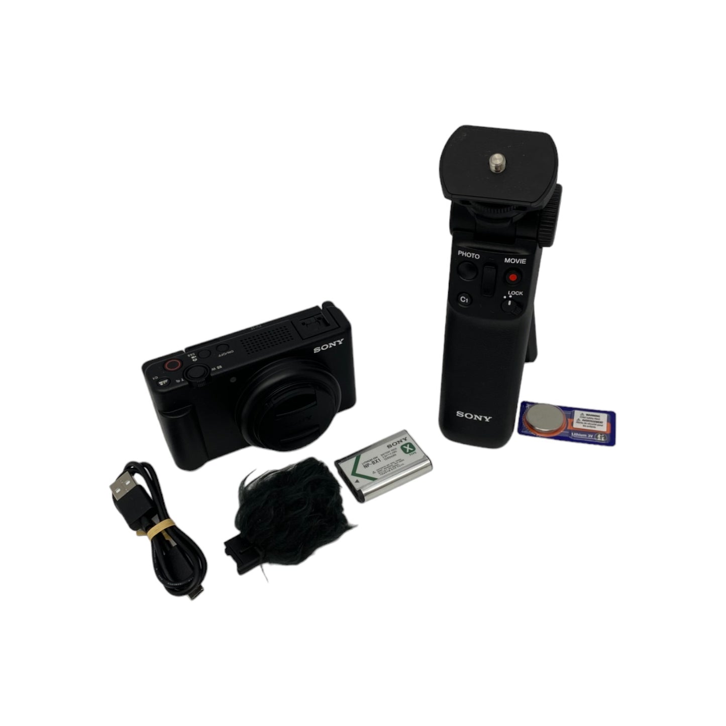 Sony Vlog Kamera ZV-1F Digitalkamera Klapp drehbares Display 4K Video schwarz | Retourware