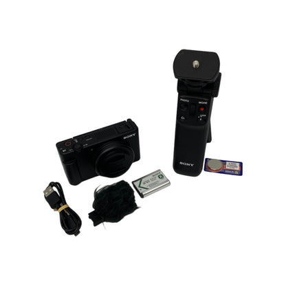 Sony Vlog Kamera ZV-1F Digitalkamera Klapp drehbares Display 4K Video schwarz | Retourware