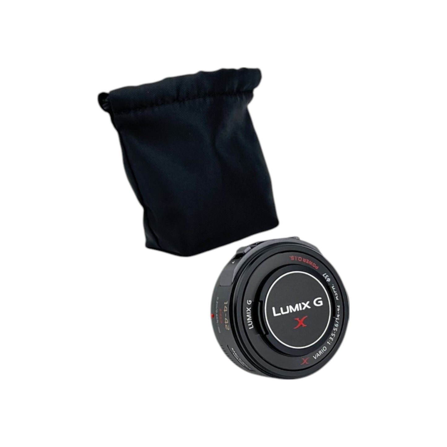Panasonic Lumix G X Vario Powerzoom 14-42 mm f/3.5-5.6 ASPH Objektiv Schwarz | Retourware