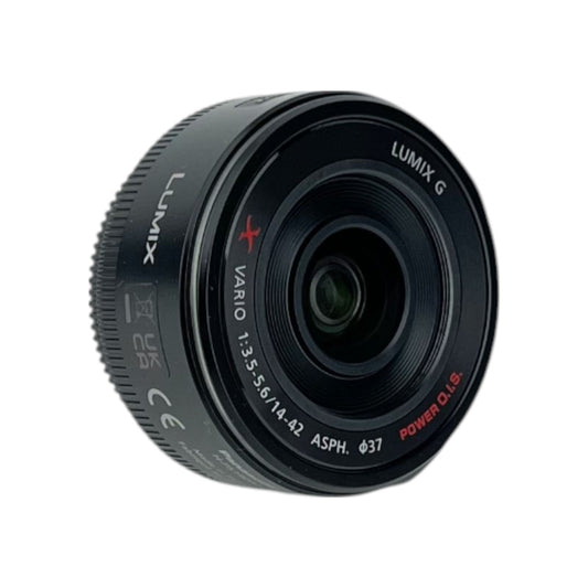 Panasonic Lumix G X Vario Powerzoom 14-42 mm f/3.5-5.6 ASPH Objektiv Schwarz | Retourware