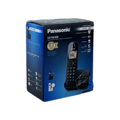 Panasonic GW Schnurloses Telefon Anrufbeantworter 1,60 Zoll (4,06 cm) Display | Retourware