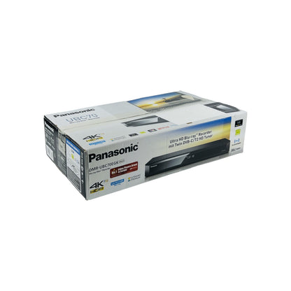 Panasonic DMR-UBC70EGK UHD 4K Blu-Ray Recorder DVB-C/T2 Tuner 500GB HDD Schwarz | Retourware
