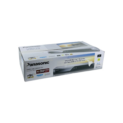 Panasonic DMR-UBC70EGS Recorder 500GB HDD 4K Blu-ray Disc 4K VoD UHD TV silber | Retourware