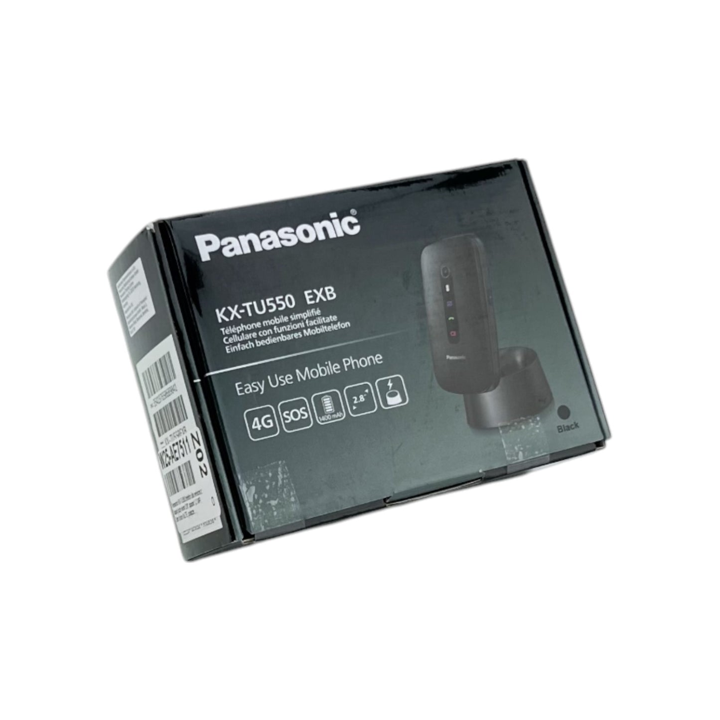 Panasonic KX-TU550EXB 4G Handy Senioren Falthandy 1.2MP 2.8 Zoll (7.11 cm) USB-C | Retourware