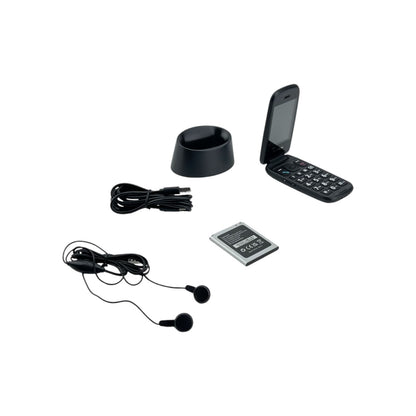 Panasonic KX-TU550EXB 4G Handy Senioren Falthandy 1.2MP 2.8 Zoll (7.11 cm) USB-C | Retourware