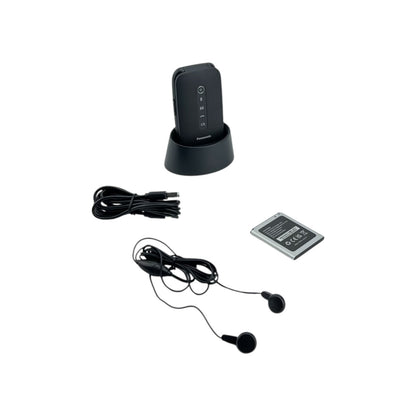 Panasonic KX-TU550EXB 4G Handy Senioren Falthandy 1.2MP 2.8 Zoll (7.11 cm) USB-C | Retourware