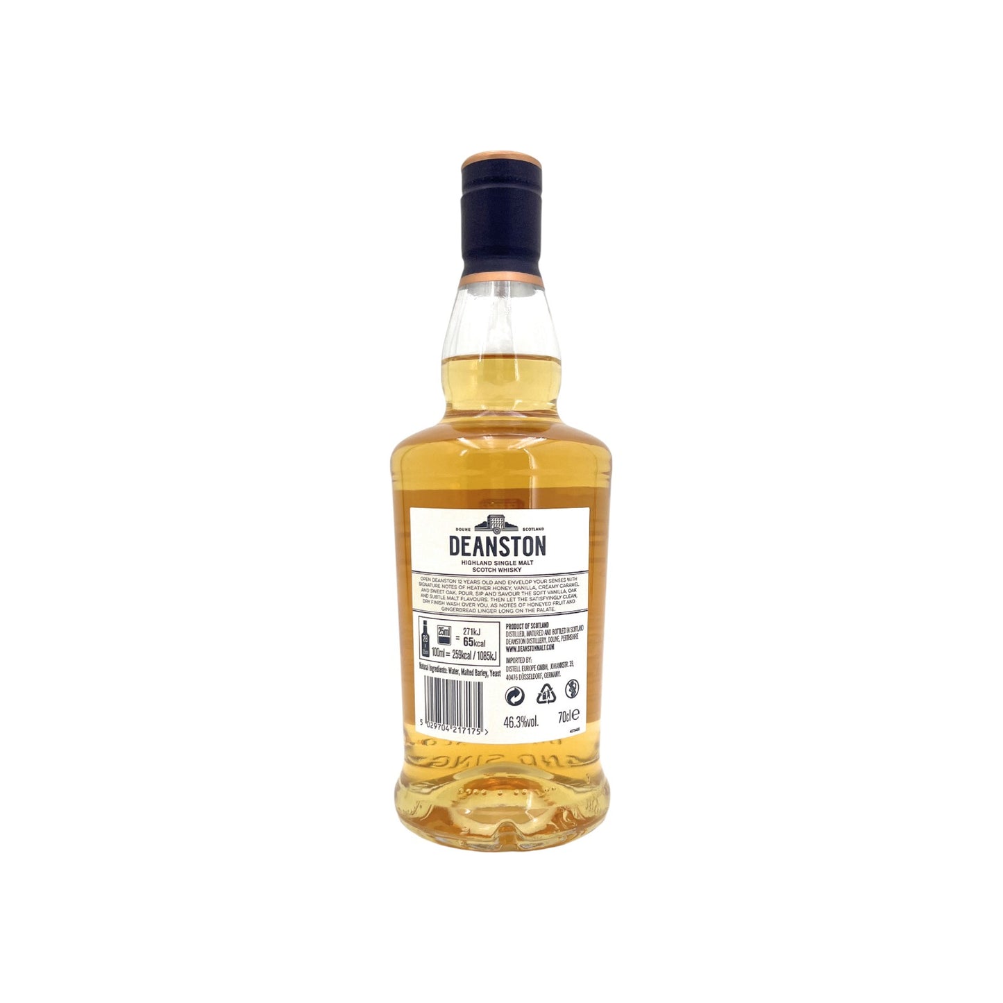Deanston Highland 12 Jahre Single Malt Scotch Whisky 1x 0,7 l Alkohol 46,3% vol. | Neu